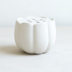 THE FLORAL SOCIETY Ceramic Flower Frog Bowl, large